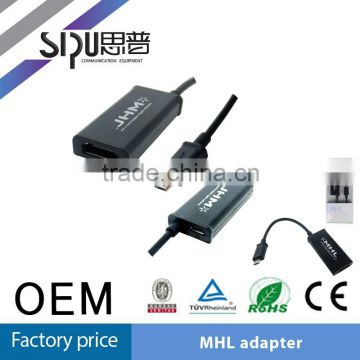 SIPU Perfect adapter for MHL to VGA + Audio male mhl to vga cable for samsung galaxy s3 note 2
