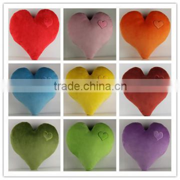 colorful Plush heart shaped Pillows for wedding gift and valentine's day
