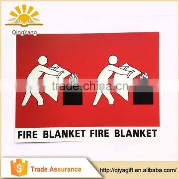2015 Hot Selling Products fire blanket warning sign