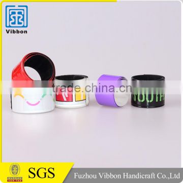 Competitive price factory supply promotional custom slap bracelets
