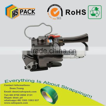 NEW products pneumatic Strapping Tool HS-19S PET PP strap welding tool for raw cotton belt banding