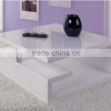 Beautifull Designed High Gloss White Coffee Tables