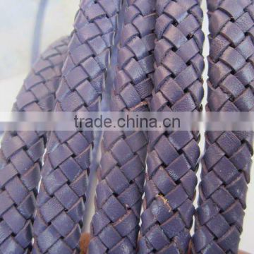 Round snake leather cord for Leather Product