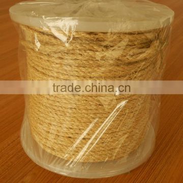 Durable Natural Sisal 3 Strands Twisted Rope with Factory Price