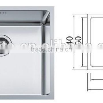 POATS PS-634 Stainless Steel Sink Inner Size: 450X400X200mm