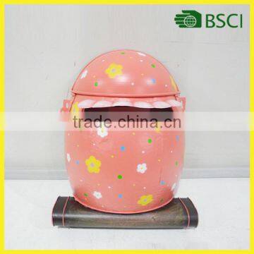 Hot selling metal model egg mailbox Decoration by the low factory price