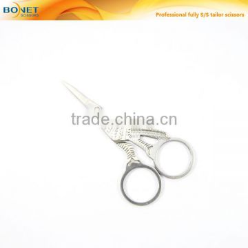 SEM0002S CE Certificated 4-5/8" Professional fully S/S mini thread wholesale stork scissors