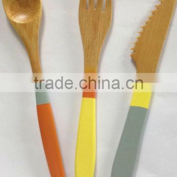 New design 2016 Fashion bamboo cutlery