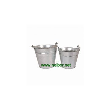 galvanized buckets metal pail