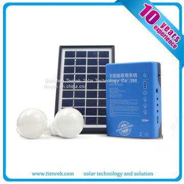 Outdoor Camping DC Solar Lighting System With USB Charge Function