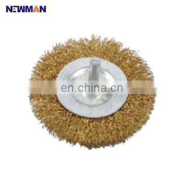 Dependable Factory Straight Wire Round Wheel Brush For Industrial Use