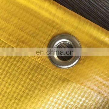 PVC tarpaulin with pp rope and aluminum eyelet,customized PVC tarpaulin