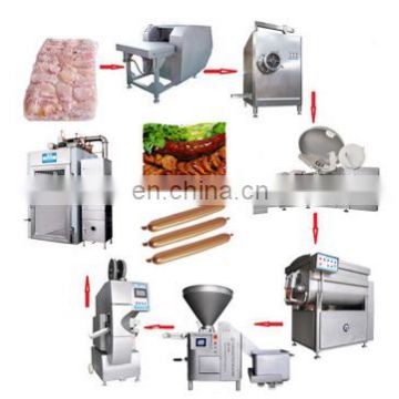Best quality meat sausage production line sausage meat extruder sausage production line