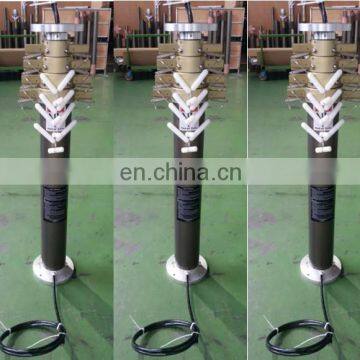 6m locking pneumatic telescopic mast