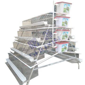 Poultry Farming 3 Tier 96 128 Chicken Laying Battery Cages
