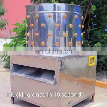 Saved time automatic poultry feather plucker chicken plucking machine