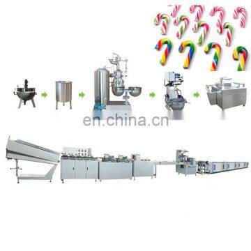 Customized size and shape automatic candy cane machine Lollipop production line