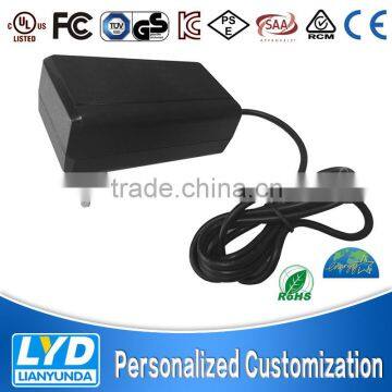 ac dc gs adapter 15v 1.6a 24W 30W LED driver for lighting with PSE KC UL SAA RCM CE GS