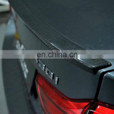 2014-2015 carbon fiber F32 428i 435i Coupe Trunk Spoiler Lip fit for BMW