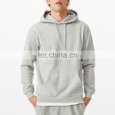 Fashion unisex embroidery logo 100% cotton blank oversized  pullover sweatshirt hoodies