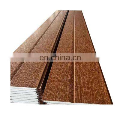 Decorative Exterior Insulation RW / PU Foam Building Metal Wall Panel for Apartment Villa