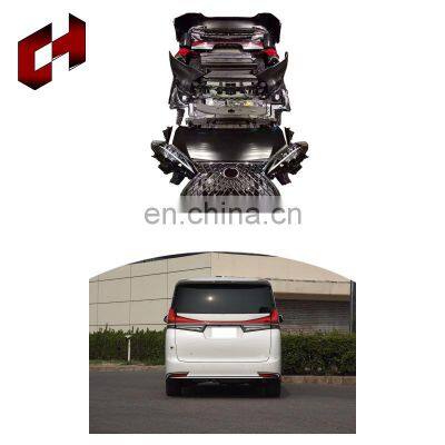 CH High Quality Auto Tuning Parts Bumpers Tuning Mudguard Taillights Car Conversion Kit For Toyota Alphard 2015-On To Lexus Lm