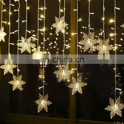 Window String Wedding Party String Light Holiday Indoor Decorations 3.5M LED Curtain Lights