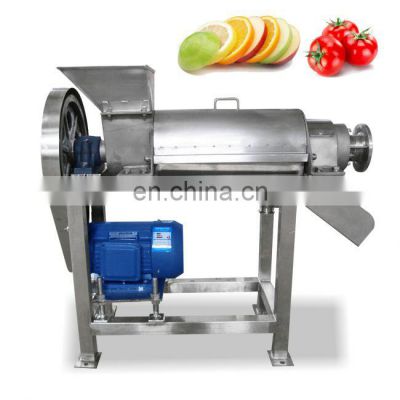 Commercial Fruit spiral juicer With filter screen Coconut crushing juicer Ginger juice extractor machine