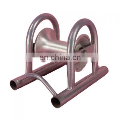 wholesale steel frame Straight Line Cable Roller three Aluminum roller corner cable roller