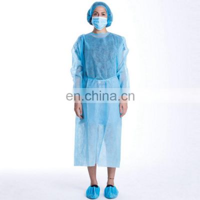 Chinese factory for nonwoven disposable isolation gown
