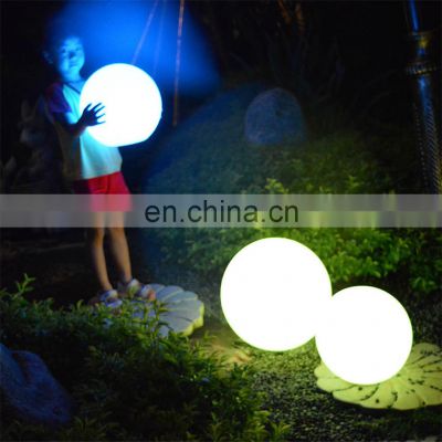 cordless portable outdoor landscape decoration led Outdoor Landscape Lights LED Glow Ball Garden solar led glow swimming pool