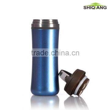 370ml stainless steel vacuum tea mug with filter
