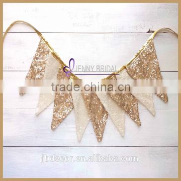CTS011A wedding decoration Christmas Sequin Pennant garland