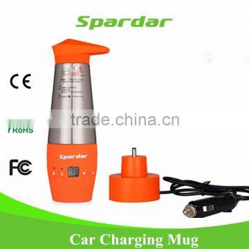 Orange Promotion Car Electric Gift Items 12V Car Travel Thermal Heated Mug