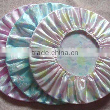 China yiwu factory New fashion silk satin shower cap