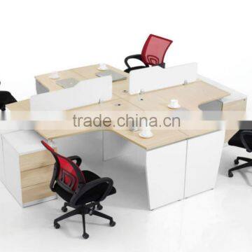 4 person particle staff desk,Particle Office Table,Office workstation( SZ-WS161)