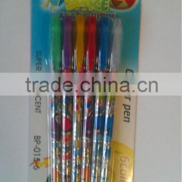 glitter colour gel pens