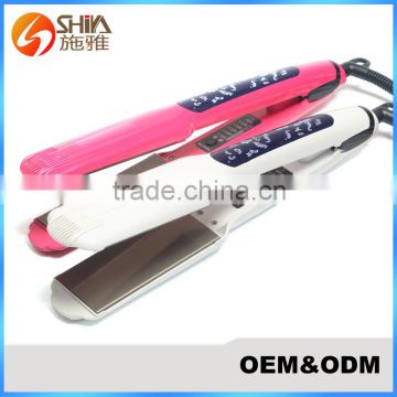 Professional water transfer printing infrared ultrasonic cheap hair straightener flat iron digital in china 003