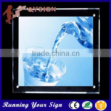 Factory price Slim crystal color changing led light box