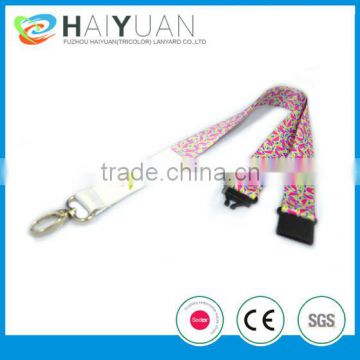 rush delivery non-pilling polyster heat-transfer lanyard