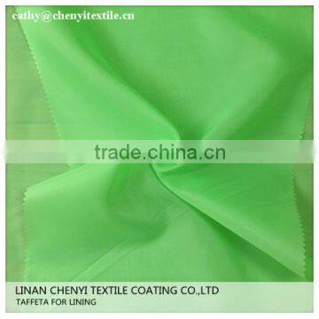 Best quality bag lining taffeta fabric