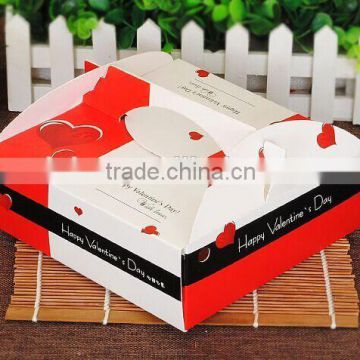 Wholesale Custom Colorful airline food box Printing pyramid candy box,UV Protected Matte cosmetic box ---DH20381