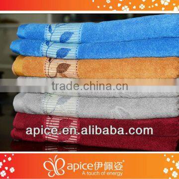 cotton high end jacquard towels
