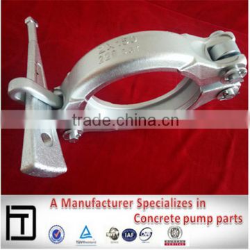 Concrete pump pipe Clamp, MF 125 5' Wedge Clamp, Forging Schwing concrete spare parts