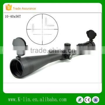 Optics Sagittarius 10-40x56 First Focal Plane Tactical Rifle Scope Side Focus Illuminated Cross Hair & Dash Reticle