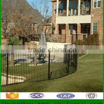 Residential Ornamental Wrought Iron Fence For Home