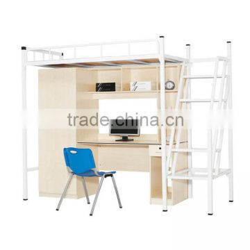 School furniture metal school double bed, dormitory bed, steel bunk bed