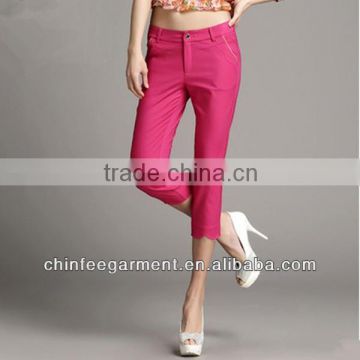Sexy Tight Knee Length Women Pants Trousers