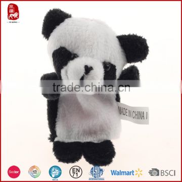 2015 new design high quality material plush animal finger puppet for mom and baby