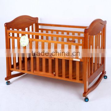 2015 best quality Wooden Baby cot